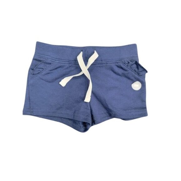 Baby Boys Navy Blue Drawstring Shorts By Carters Size 3 Months Cotton Blend - Picture 1 of 2